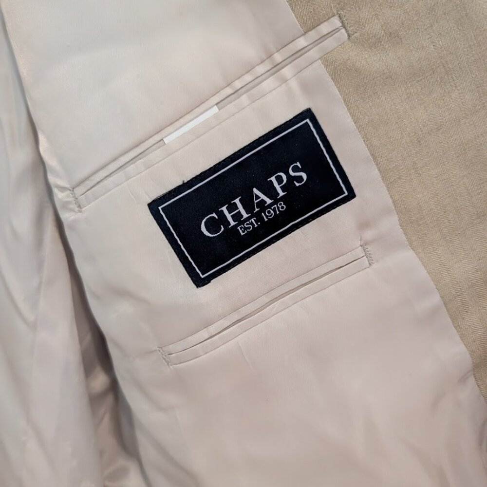 Blazer Chaps - beige - Size 50R - Picture 4 of 6